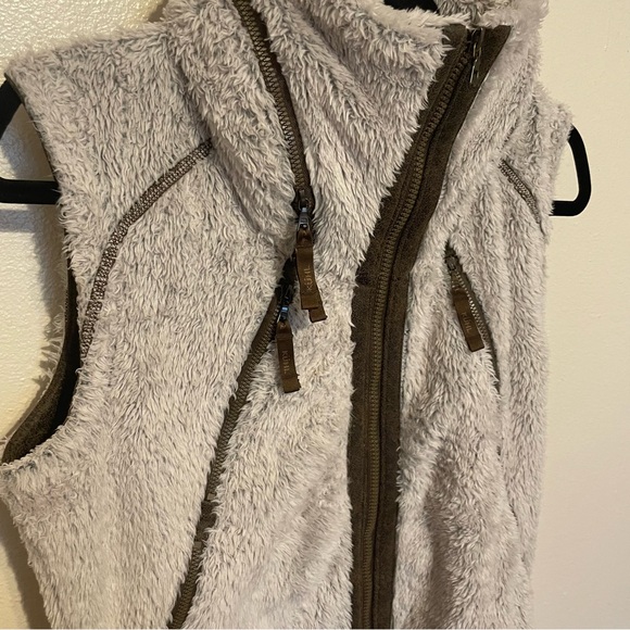 Kuhl Flight Vest Sherpa Fleece Women's Small Stone Tan Outdoor Winter Size M - Picture 4 of 14